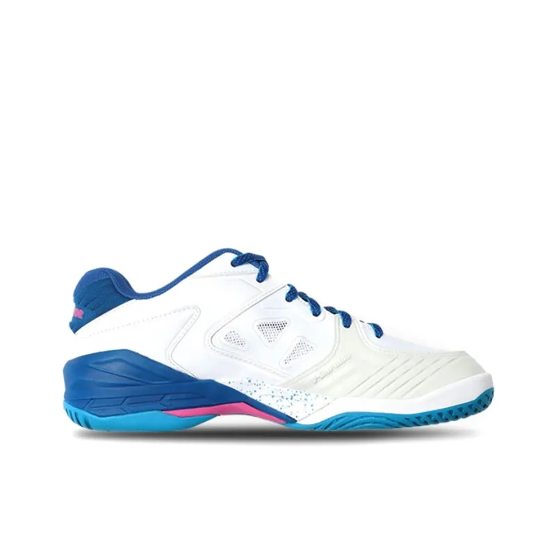 VICTOR Low Top Badminton Shoes Unisex White Blue-1