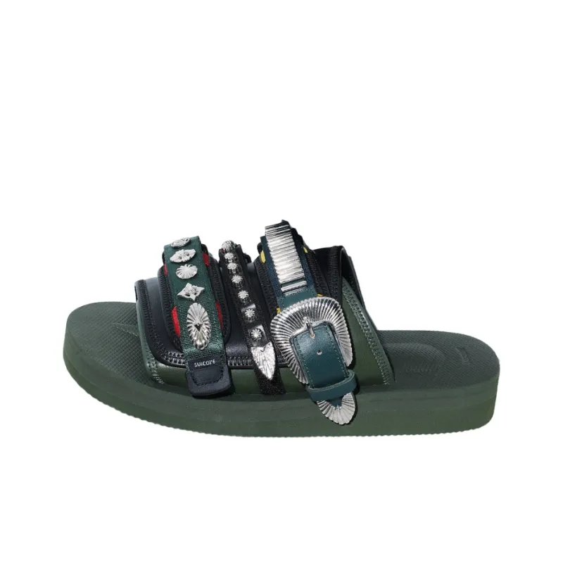 Toga x Suicoke Stylish Sandals Men's Green-0