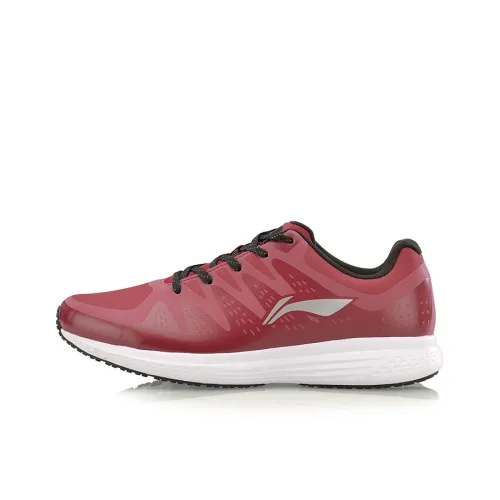 LINING Running Shoes Men Low-Top Dark Reddish Purple/New Basic Black/Foundation White