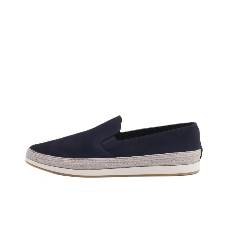 PRADA Almond-toe Suede Espadrilles-0