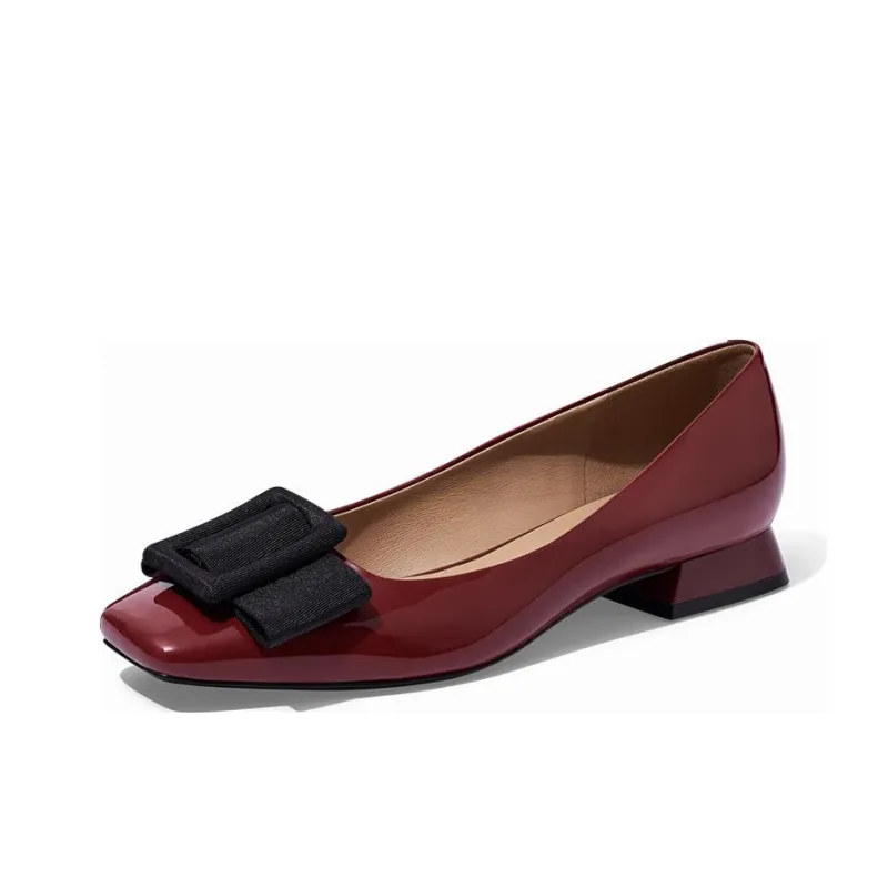 ZSAZSAZSU Women's Casual Shoes 2cm Women's Burgundy-0