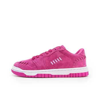 I'm Shopping Vintage Jazz Style Anti-Slip Wear-Resistant Low-Top Canvas Shoes Unisex Pink