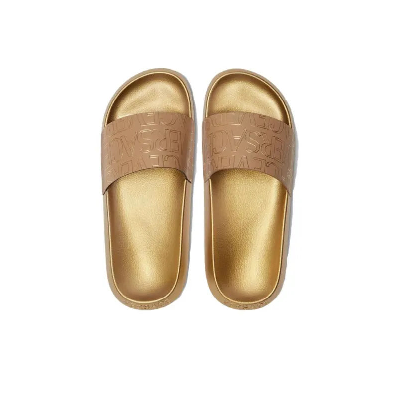 VERSACE Allover Open-toe Slides-1