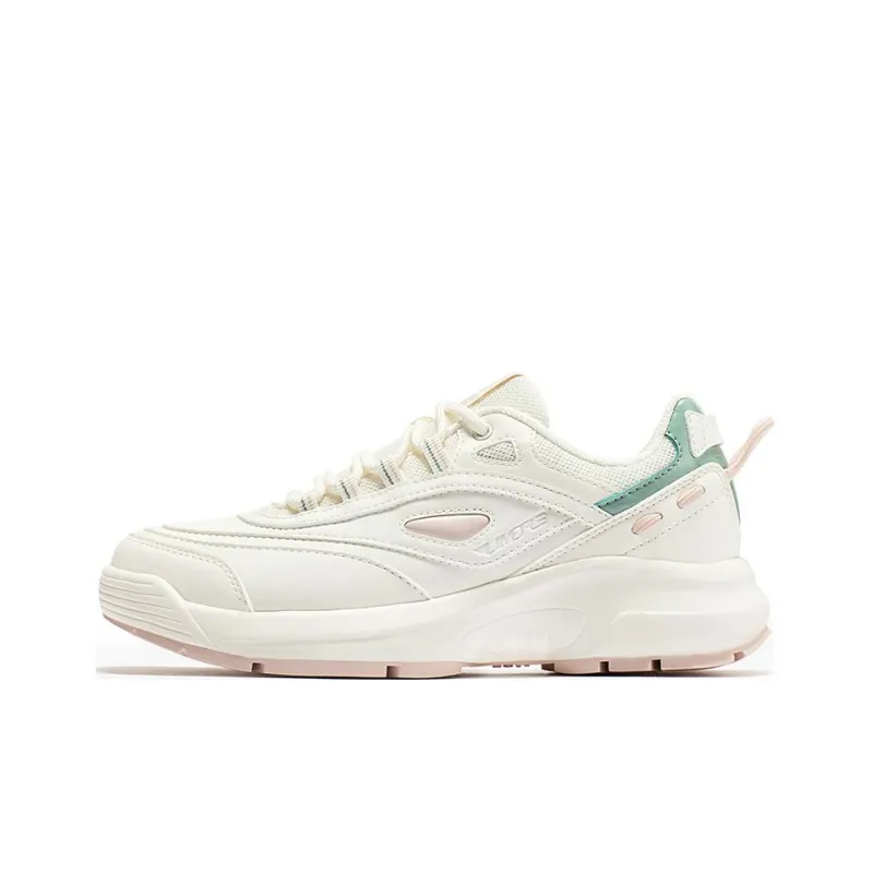 361° Anti Slip And Wear Resistant Warm Low Top Casual Shoes Women's White Pink-0
