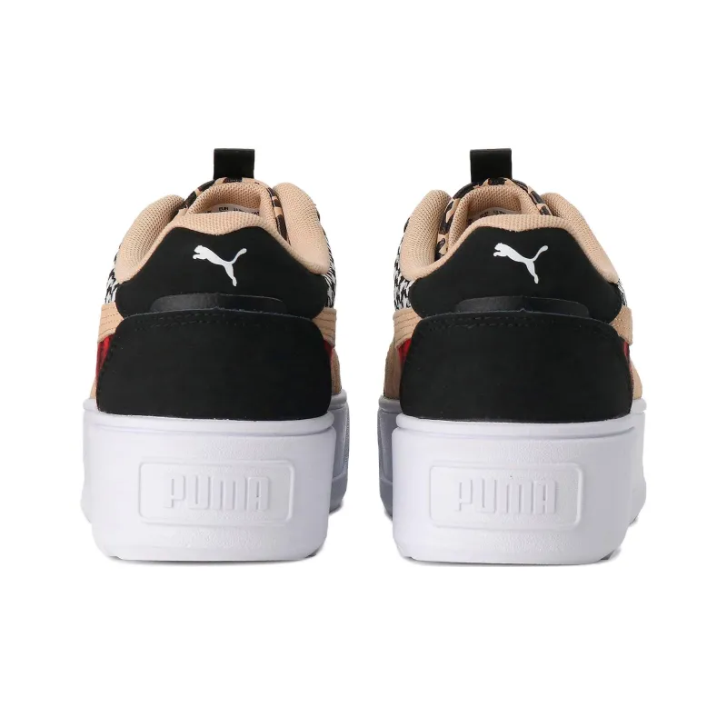 PUMA Karmen Carmen Liber Anti-Slip Wear-Resistant Low-Top Skateboard Shoes Women's Black Brown-3