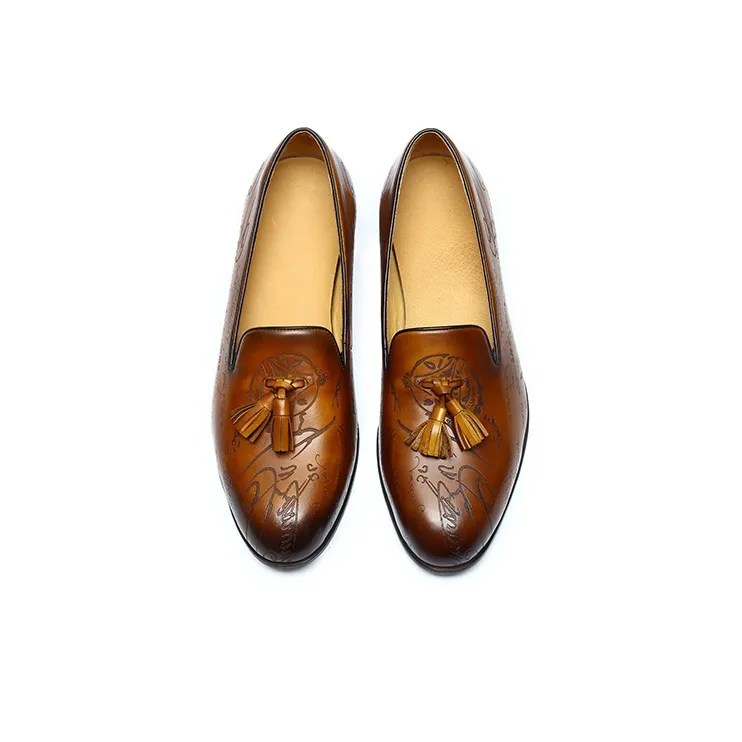 ASTON M.JAZZ Loafers Men Low Top Dark Gray/Brown-10