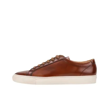 LOAKE Low-Top Skateboard Shoes Men's Brown