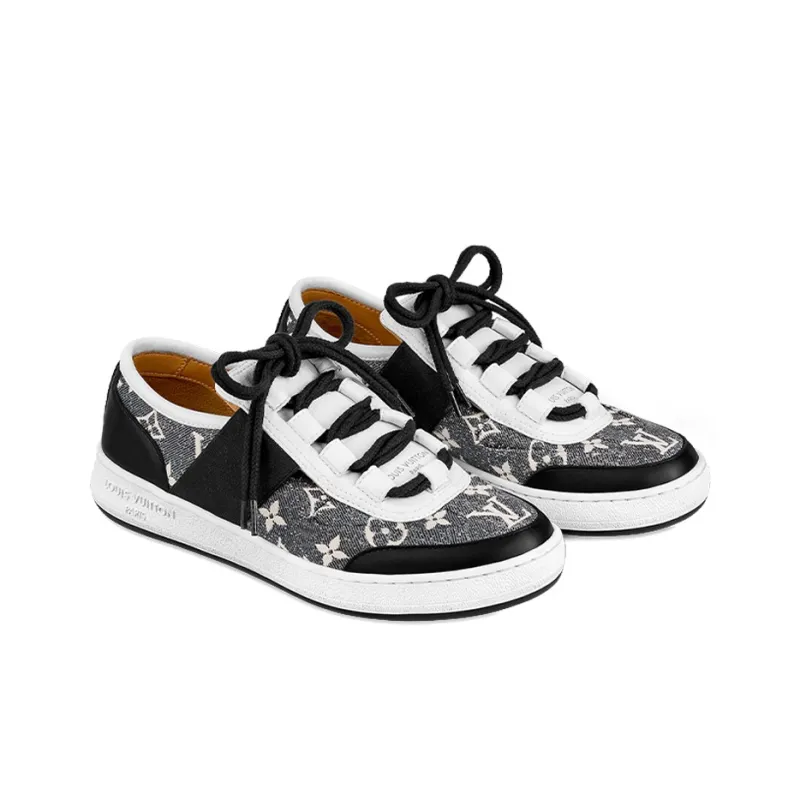 LOUIS VUITTON Lous Stylish Skateboarding Shoes Women's Gray-1