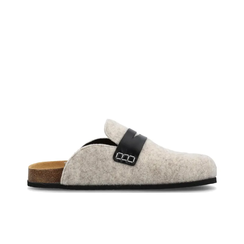JW Anderson Wrap-toe Slippers Gray-1