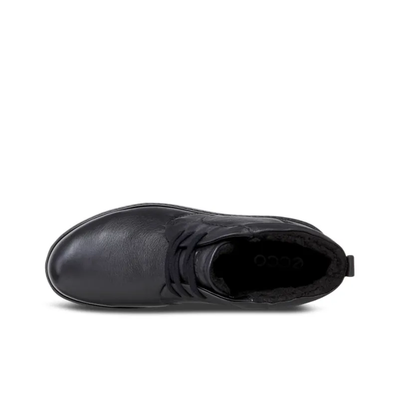 Ecco Dress Shoes Men Mid Top Black-4