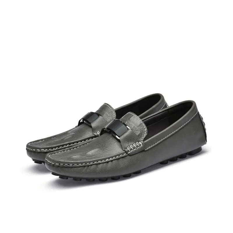 BOLE Gommino Loafers Men Black/White/Blue/Gray-30