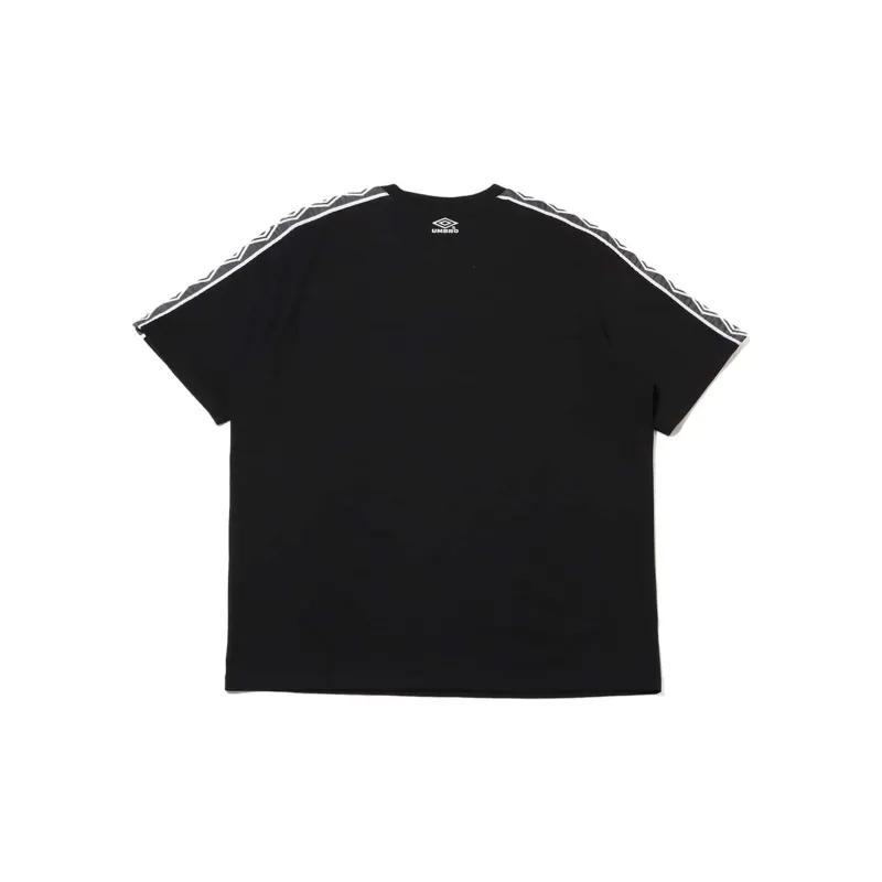 Umbro SS24 SIDE TAPE Collection T Shirt Unisex Black-1