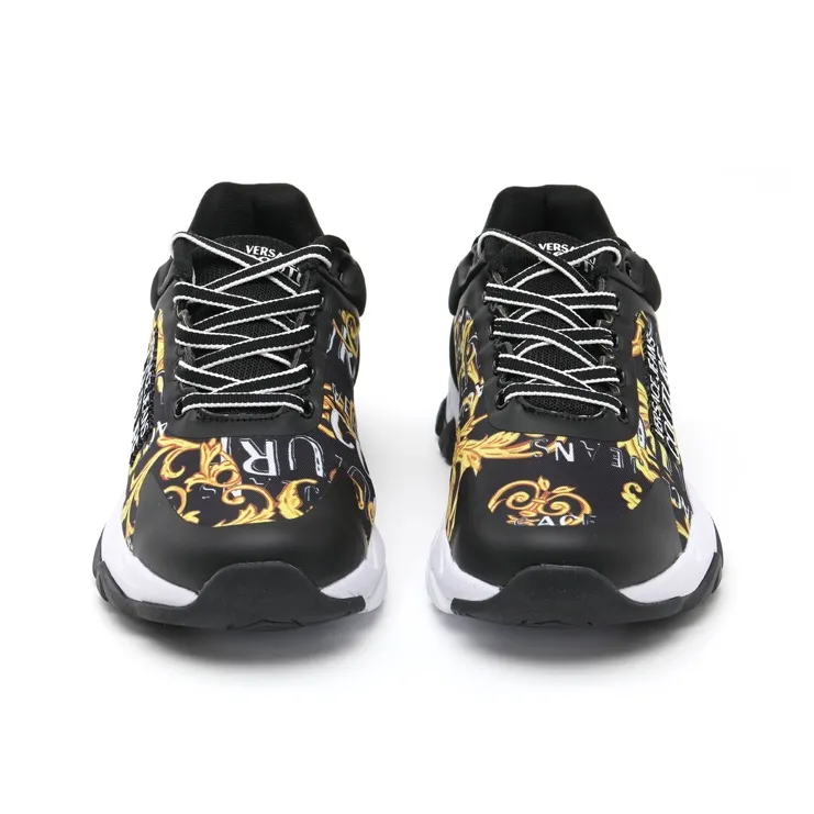 VERSACE JEANS Couture Sports Casual Shoes Women's Black-3