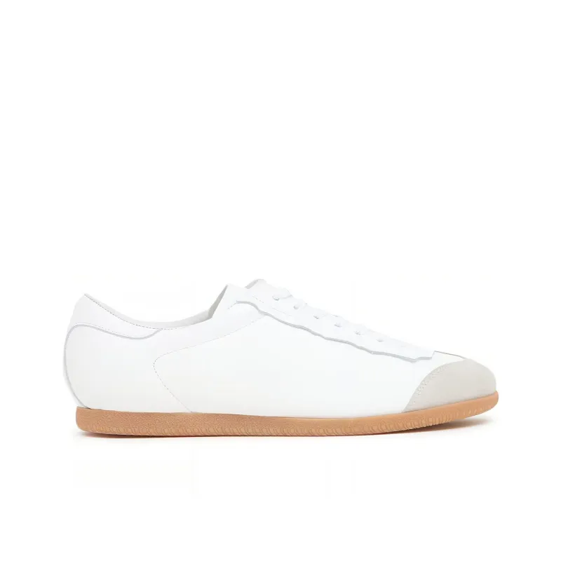 Maison Margiela Panelled Lace Up Sneakers-1