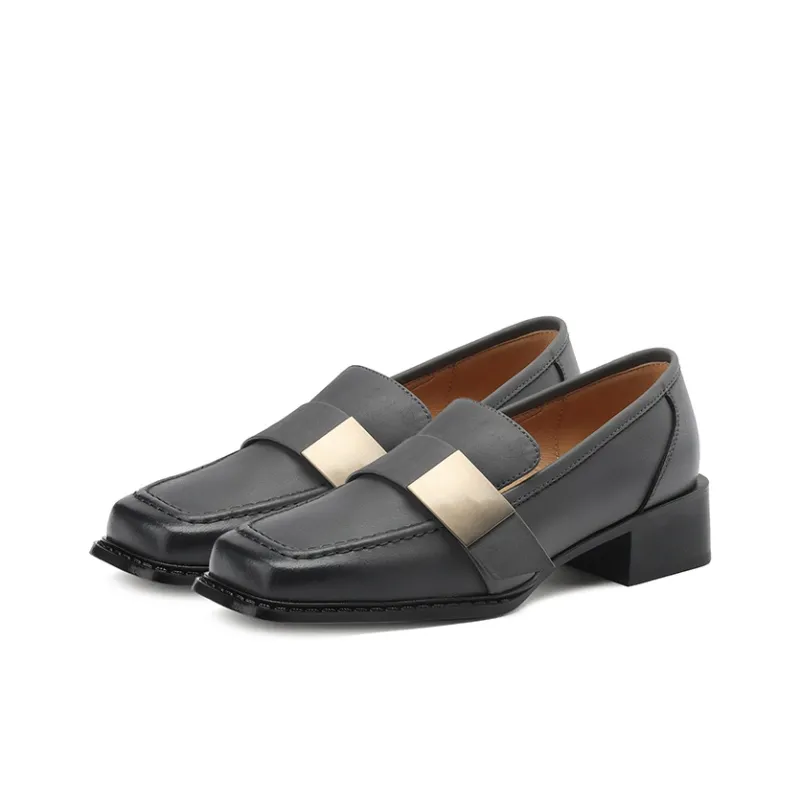 Naiyee Loafers Women's Low Top Black, Gray, Earth Yellow-9