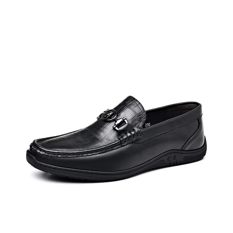 GZZ Driving Shoes Casual Shoes Men's Black-1