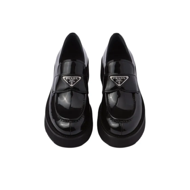 PRADA Casual Single Shoes 4.5cm Women's Black-4