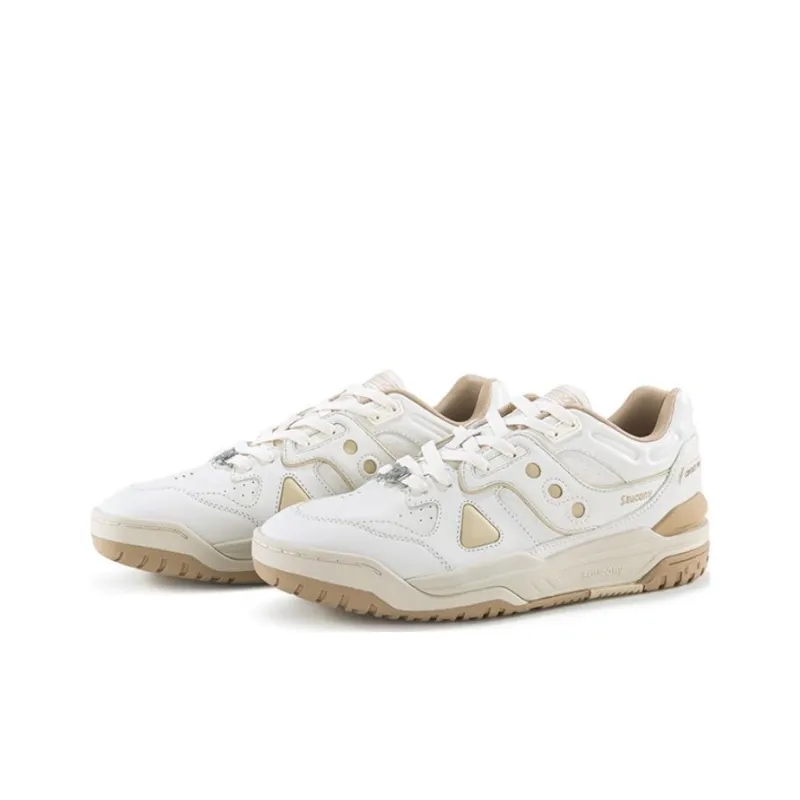 Saucony Cross 90 Abrasion Resistant Slip Resistant Low Top Skateboard Shoes Unisex Khaki-2