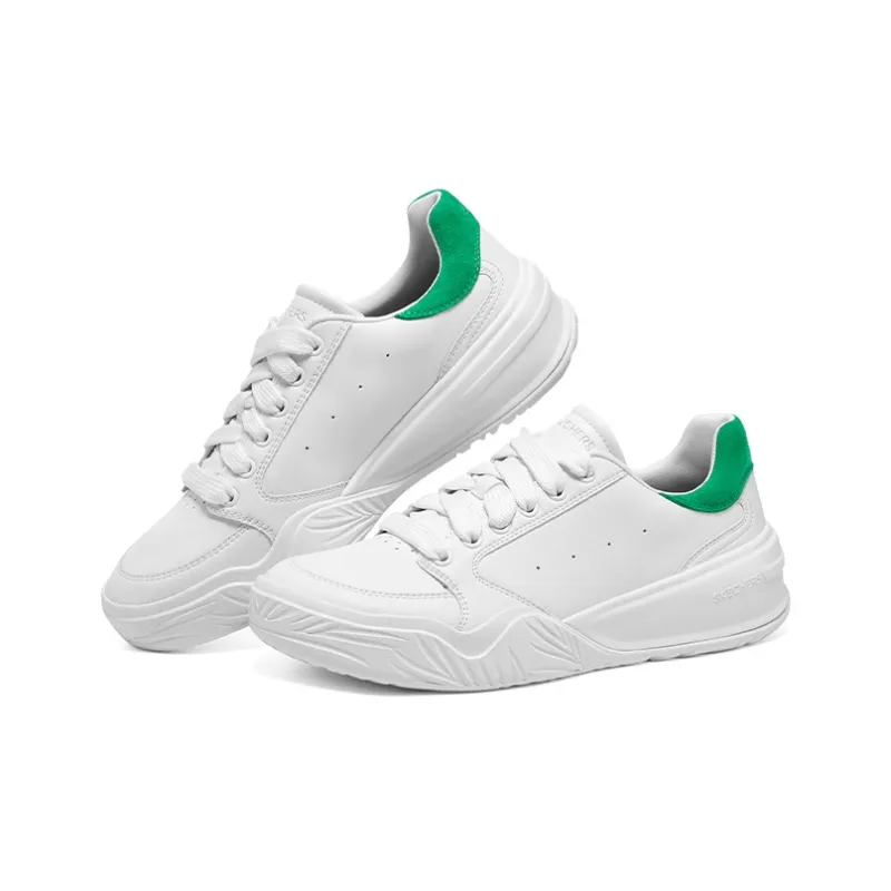 Skechers Sport Denali Shoes 'White Green' Women's-3