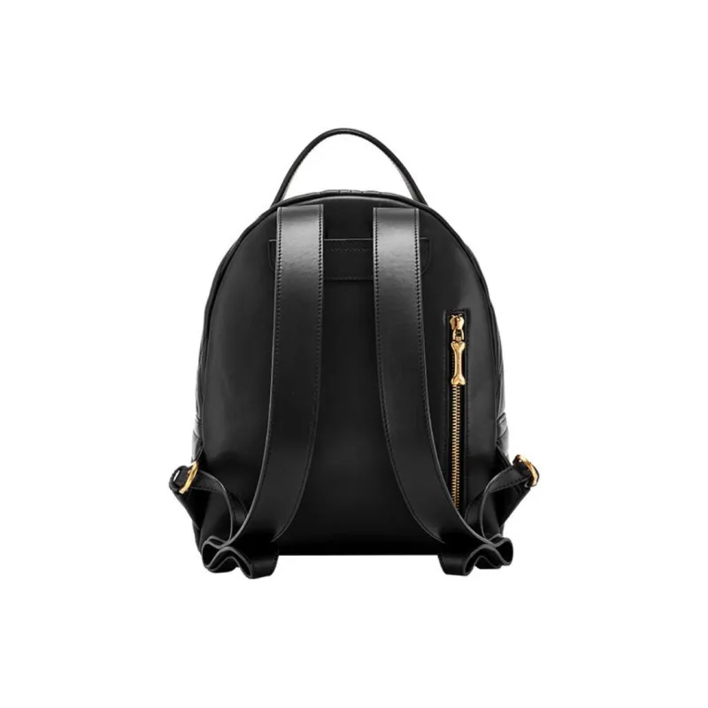 Hush Puppies Synthetic Leather Backpack Women's Black-3