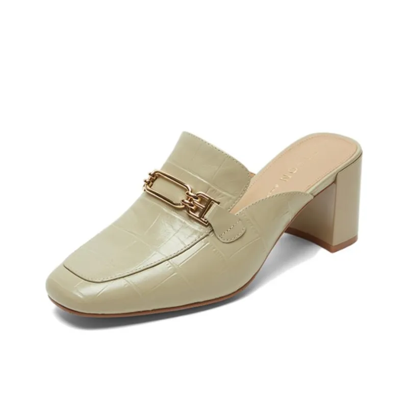 PT'SON Closed Toe Slippers 6.5cm Women's-2