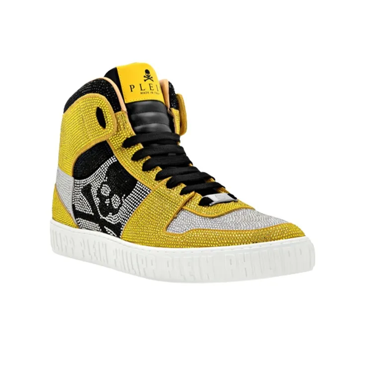 PHILIPP PLEIN Crystal Notorious High-top Sneakers-2
