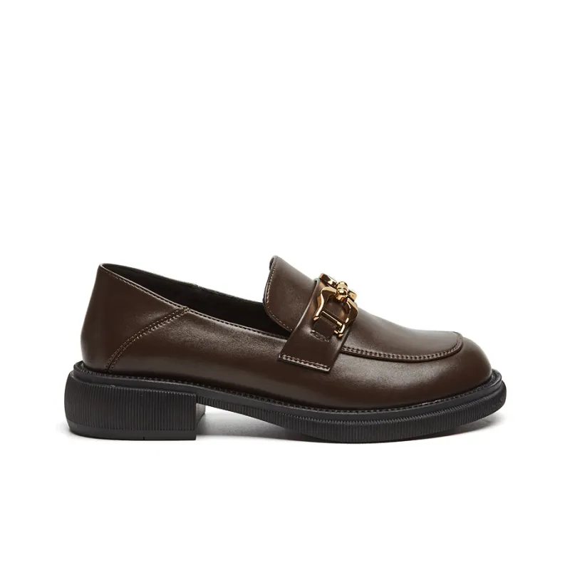 EXULL Q Platform Shoes 3.5cm Women's Brown-1