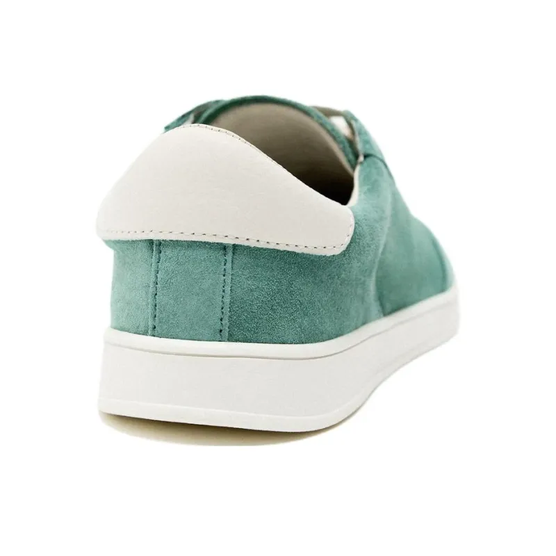 ZARA Low-Top Skateboard Shoes Women's Turquoise-3