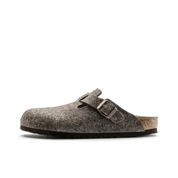 Birkenstock Boston Wool Felt Sandals 'Cacao' Women's