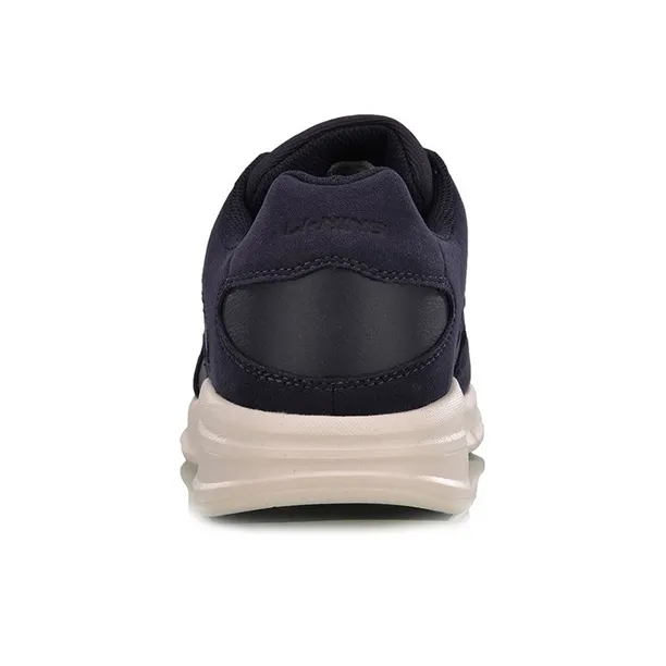 LiNing Cushioning Anti-Slip And Wear-Resistant Low-Top Running Shoes Unisex Black Blue-3