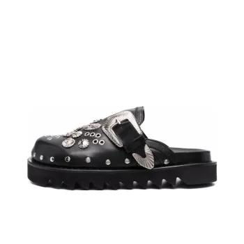 Toga Pulla Abrasion Resistant Closed Toe Slippers Men's Black