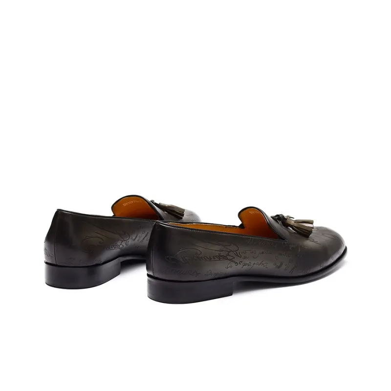 ASTON M.JAZZ Loafers Men Low Top Dark Gray/Brown-5