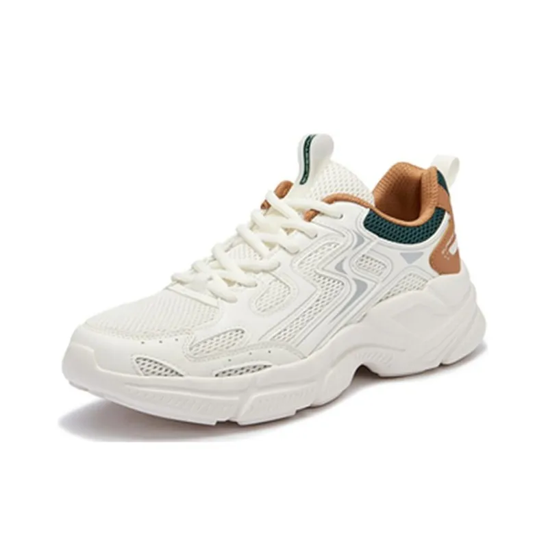 361° Cushioning, Slip Resistant, And Abrasion Resistant Low Top Casual Shoes Men's Feather White-2