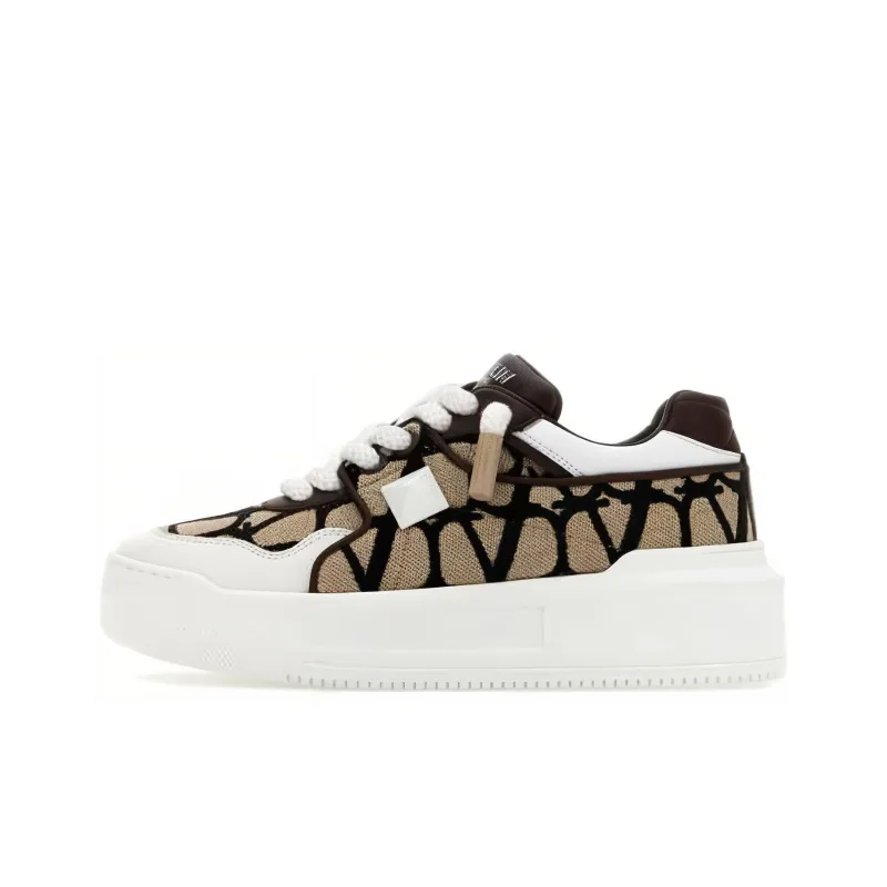 Valentino GARAVANI Low Top Skateboard Shoes Women's Brown-0