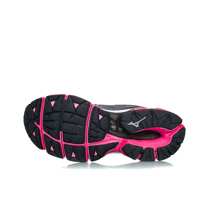 Mizuno Wave Horizon Low Tops Wear resistant Gray Pink White-3