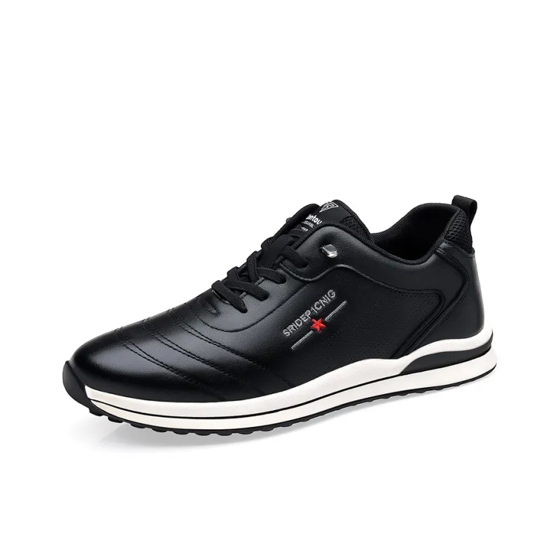 EGCHI Casual Shoes Men Mid Top Black/White-0