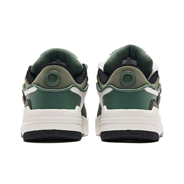 Erke Skateboard Shoes Men Low Top Microcrystal White Pine Frost Green-3