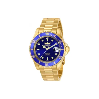 INVICTA Wrist Watch Automatic Mechanical Movement Stainless Steel Strap 40mm Blue Dial Men's Watches