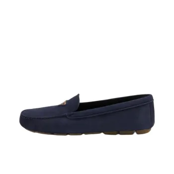 PRADA Loafers Women's Marine Blue