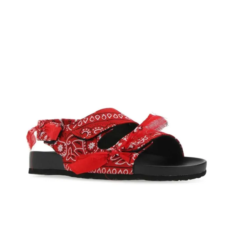 Arizona Love Bandana-print Flat Sandals-1