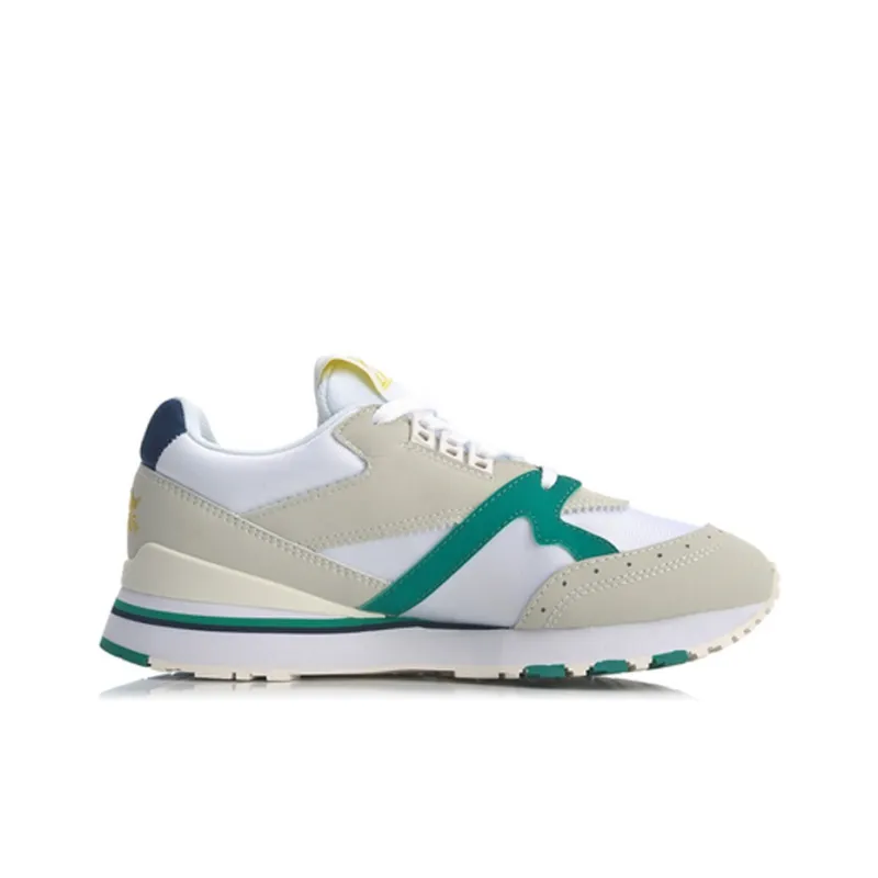 LiNing 001 Origin Anti Slip Wear Resistant Low Top Sports Casual Shoes Women's White Green-1