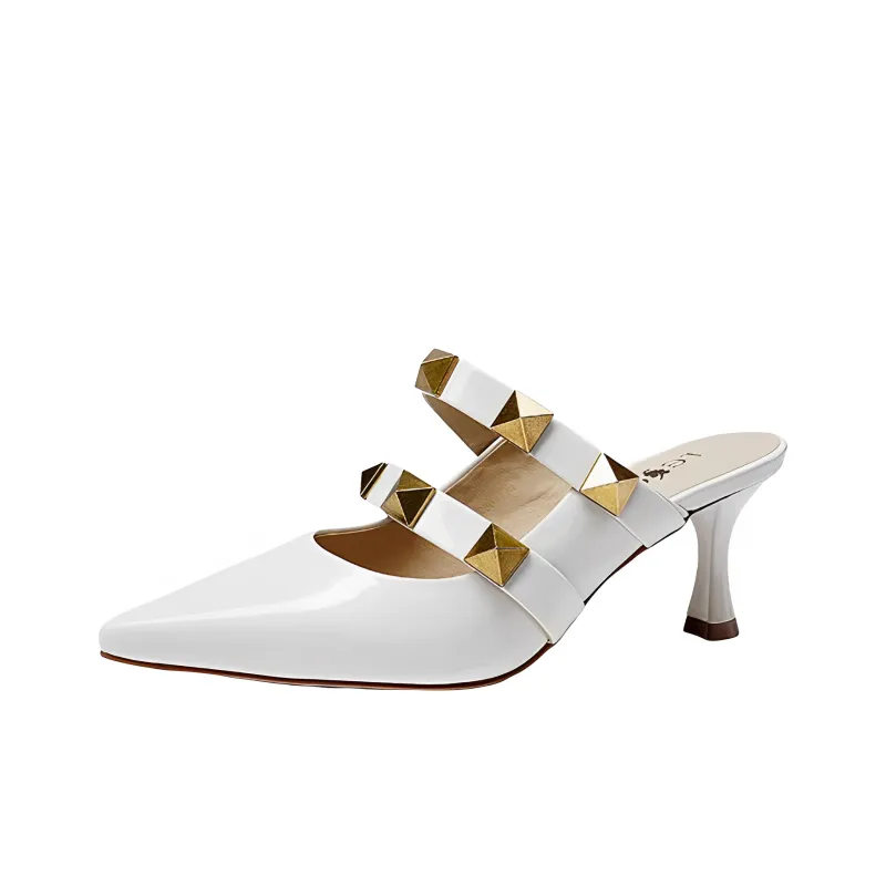 LESELE Closed Toe Slippers 5cm Women's-1