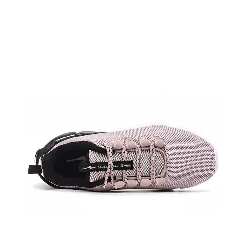 Erke Running Shoes Women's Low Top Mushroom Gray/Jet Black-2