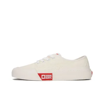 BOBBIE BURNS Anti Slip Wear Resistant Low Top Canvas Shoes Unisex Ivory