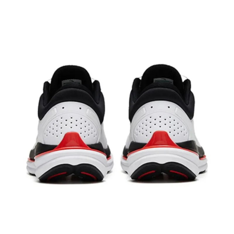 Anta Cushioning Anti Slip And Wear Resistant Low Top Running Shoes Men's White Black Silver-2