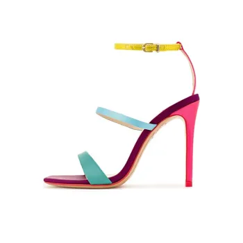 Sophia Webster Rosalind One-Strap Sandals 10cm Women's Pink Purple