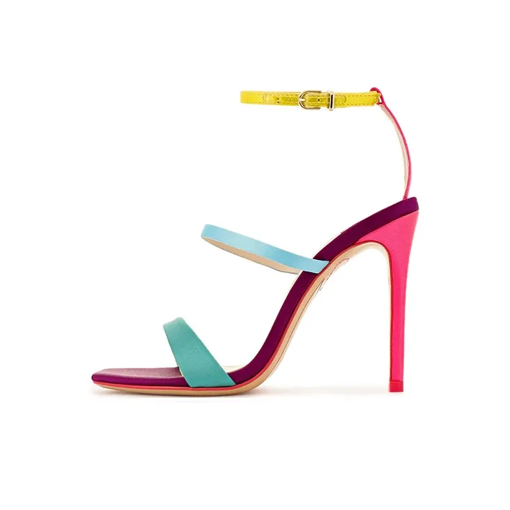 Sophia Webster Rosalind One-Strap Sandals 10cm Women's Pink Purple-0
