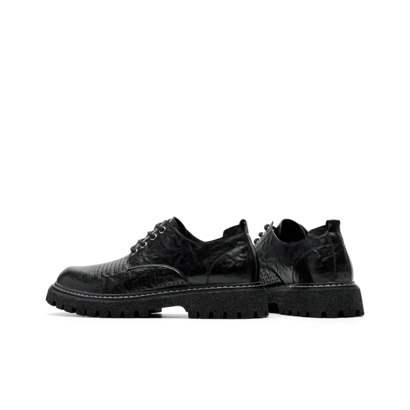 C°BANNER Casual Shoes Men's Black Extra Plus Size-40