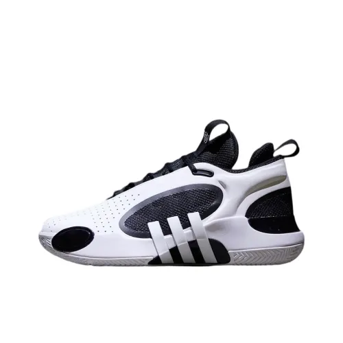 Adidas Originals Present Cushioning Low-Top Basketball Shoes Men's White Black