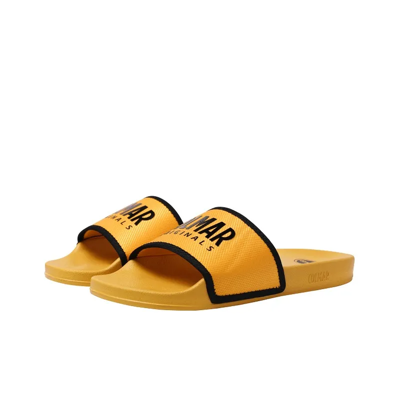 COLMAR Corma Casual Vacation Comfortable Versatile EVE Lightweight Soft Sole Slide Slippers Men's Yellow-1